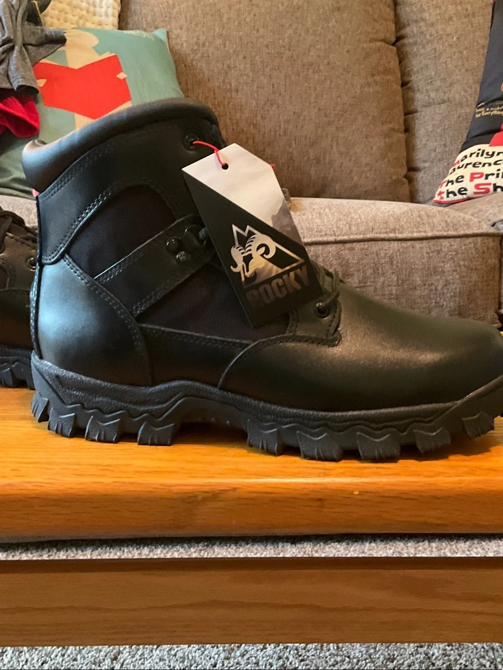 NWT Men’s Size 12W Rocky Alpha Force Lace Up Work Boots